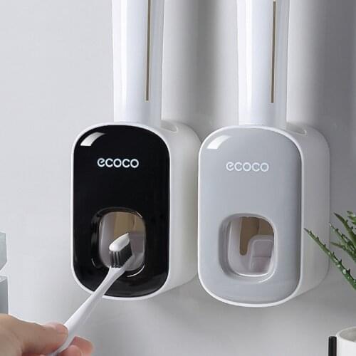 Home Automatic Toothpaste Squeezer Toothbrush Holder Wall-mounted Plastic Bathroom Children Toothpaste Squeeze Tool Easy To Use