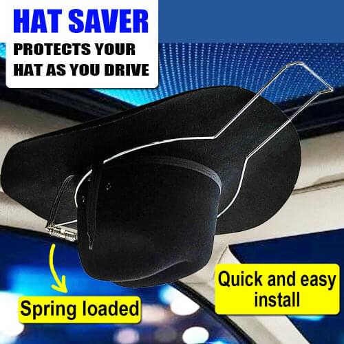 Car Hat Holder Spring Saver Equestrian Riding Helmet Akubra Hard Hat Load Cover Car Cowboy Hat Holder