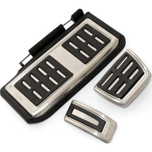 Car Styling Sport Fuel Brake Dead Pedal Cover Set DSG For Seat Leon 5F MK3 For Skoda Octavia A7 For golf 7 Auto AccESSories:3p