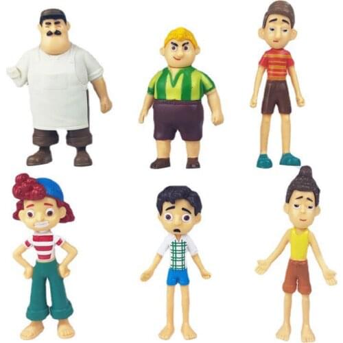 New Disney Pixar Luca Movie Anime Action Figures Toy 6Pcs/Set Alberto Giulia 9.5-11cm Model Figurine Ornaments Kid Xmas Gift