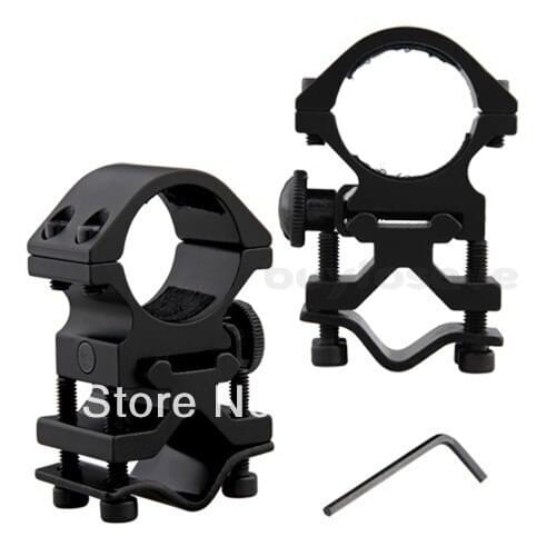 Flashlight Laser Torch Barrel Mount 25mm Ring 20mm Rail