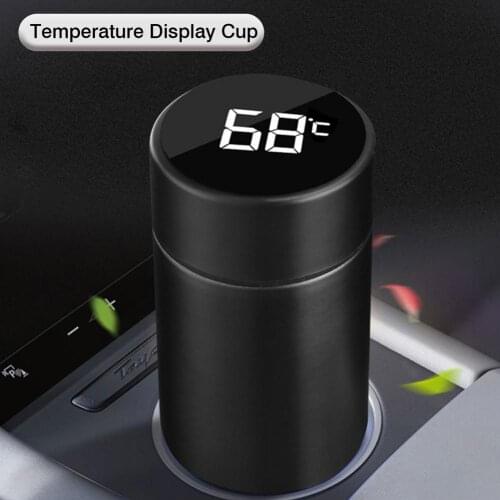 Intelligent Stainless Steel Thermos Bottle Cup Temperature Display Vacuum Flasks Travel Car Soup Coffee Mug Water Bottle 500ml