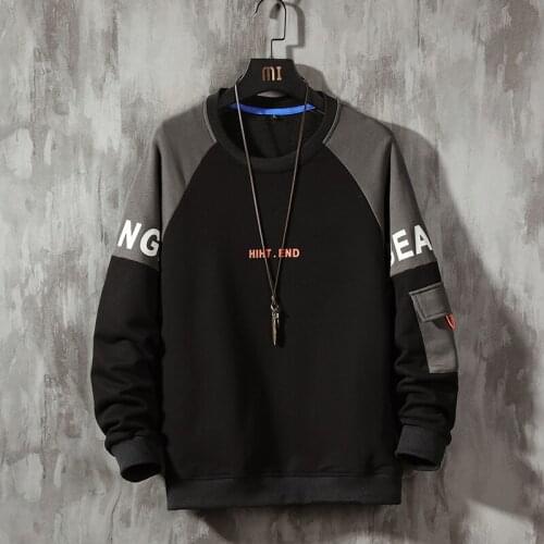 2020 Autumn Mens Long-sleeved Hoodies Pullover Sweatshirts Korean Trend Casual Men Hoodie Hooded Tops Male Harajuku Jumper