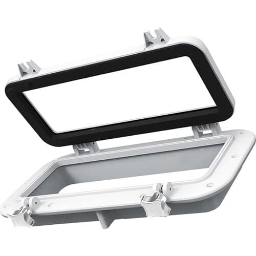 40x20cm Marine/Boat Access Hatch Window, Rectangular Opening Porthole