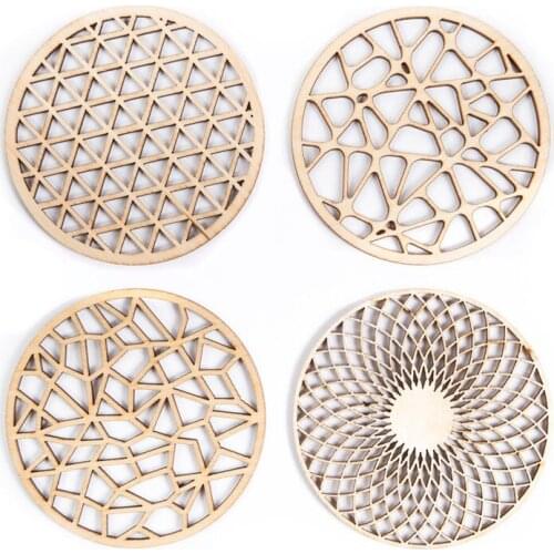 Laser Cut Coasters/Wooden Coasters Set "mix" / Drink Coasters/ Set of 4 Wood Coasters/ Wedding Coasters/ New Home Gift/ Housewa