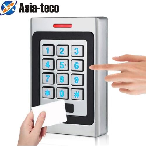RFID Keypad Access Control System Kit Door Lock 125KHz EM Card IP67 Waterproof Metal Case Security Entry Door Reader Standalone