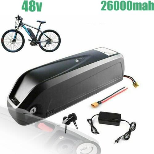 DIY Hailong Down Tube Bicycle Off-road Vehicle 13S5P 48V 26AH Electric Bicycle 18650 Lithium Battery Pack 1000W 750W 500W 350W