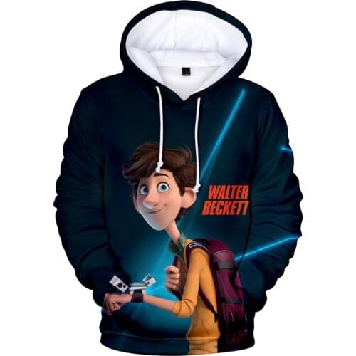 3D Anime Spies In Disguise Hoodies Men/women Cartoon Element Hoodie Personality Hip Hop Kids Children Long Sleeve Outwear