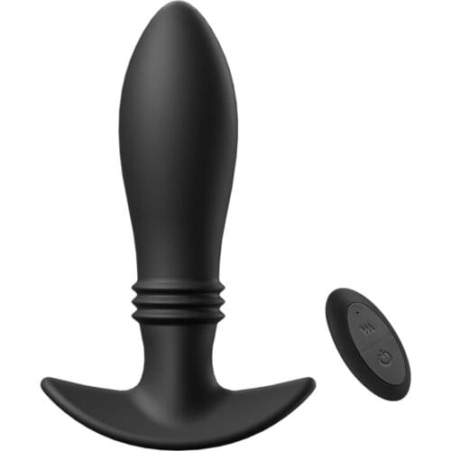 Remote Telescopic Huge Dildo Vibrators Anus Big Butt Plug Male Prostate Massager Adult Anal Plug Vibrator Sex Toys For Men Women