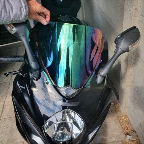 Windscreen For 2007 2008 Suzuki GSX-R1000 GSXR1000 GSX-R GSXR 1000 K7 K8 Screen Windshield Smoke Blue Iridium Transparent