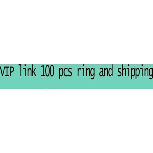 Custom 100pcs ring link and shipping
