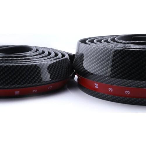 2021 Suitable For Automobile 66mm 3d Thiening and Widening Front Shovel Refitting Small Surrounding Carbon Fiber Pattern