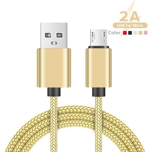 27CM 1M 2M 3M Micro USB Cable Fast Charging 2A Microusb Cord For Samsung S7 Xiaomi Redmi Note 5 Pro Android Phone Cable