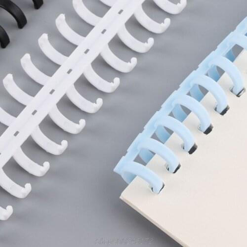 30 Holes Circles Ring Loose-leaf Paper Book Scrapbook Album Binding Plastic Binder Spiral A4 Notebook Supplies Jy30 20 Dropship