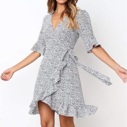 Baldauren Summer Polka Dot Dresses