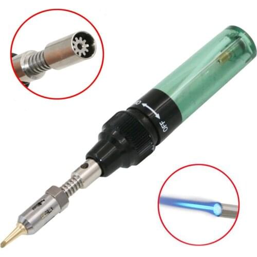 Gas Electric Soldering Iron Multi-function Cordless Welding Pen Soldering Irons Blow Torch Soldering Welding Tools