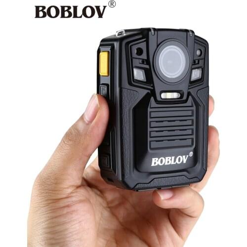 Boblov HD66-02 2304x1296P 30fps Mini Camcorder Ambarella A7 33MP 64GB With Remote Control Wearable Body Camera Police Camcorder