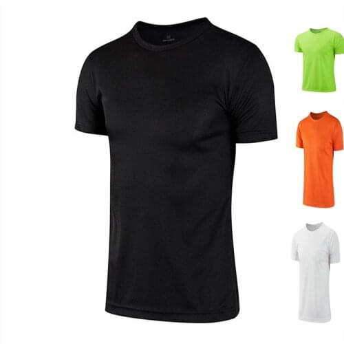 Ice Silk Short Sleeve Mens Summer Thin Mesh Quick-drying T-shirt Large Size Loose Clothes Mens Stalls Ice Silk T-shirt Men