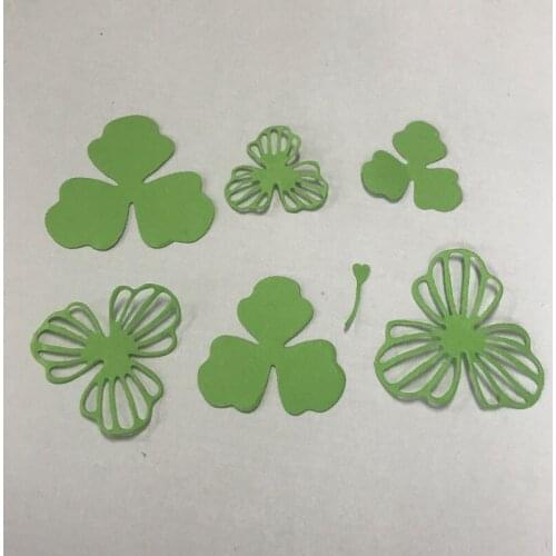 NewClover Pattern Metal Cutting Dies For Scrapbooking Stamps Handmde Craft Paper Photo Album Embossing Template Tools 10.8*8.9cm