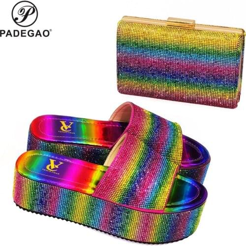 New Italian Shoe and Bag Set for Party In Women Plus Size Women Shoes 43 Shoes and Bag for Party Wedding Nigerian Women Shoes