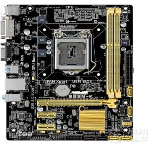 ASUS B85M-K original desktop motherboard DDR3 LGA 1150 USB2.0 USB3.0 VGA DVI 16GB B85 used motherboard