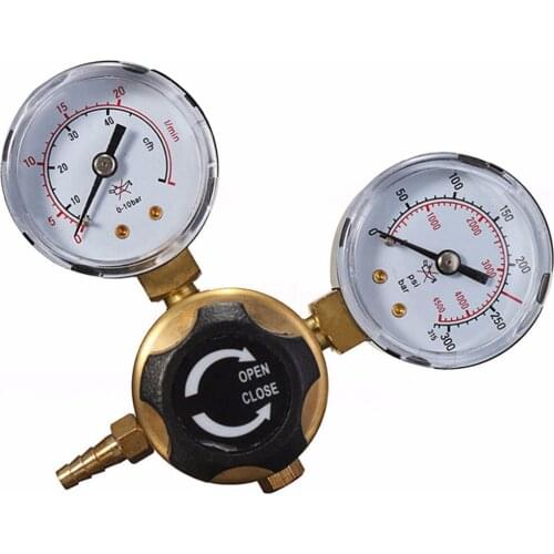 1pc Gas Bottle Regulator CO2 Mig Tig Brass Welding Weld Gauge Regulator 0-315 Pressure Reducer