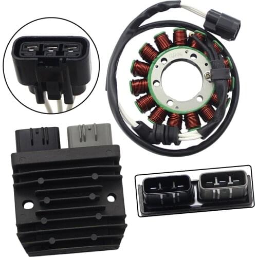 Motorcycle Voltage Regulator Rectifier+Ignition Magneto Stator Coil For Yamaha YZF-R1R R1 RaceBase 2009 2010-2012 1D7-81960-01