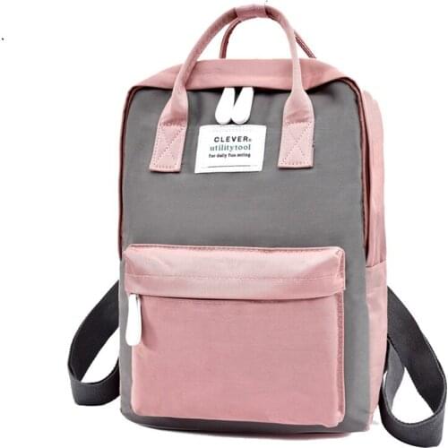 Girls Laptop Backpacks Large Capacity Bagpack Women Oxford Travel Backpack School Bag For Teenage 6 Color