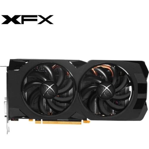 Original XFX RX 480 8GB Video Cards AMD Radeon RX480 8GB Graphics Screen Cards GPU PUBG Desktop PC Videocard Game Map Not Mining