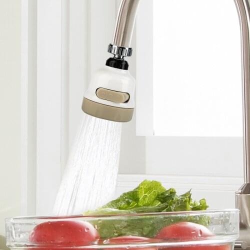 360 Degree Rotatable Kitchen Faucet Spray Head Tap Durable Filter Nozzle 3 Modes KitchenTap Nozzle Torneiras Tap Filter Faucet