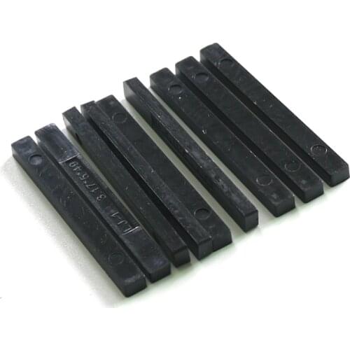 Guitar pickup parts 10pcs/Pack humbucker guitar pickup shim plastic white black guitar pickup spacer guitar pickups humbucker