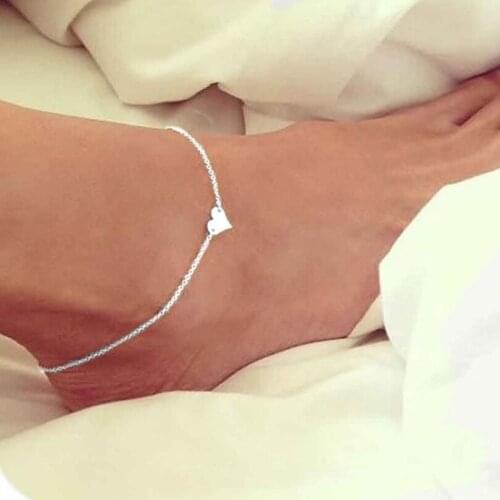 Women Anklet Little Star Silver Color Chain Ankle Bracelet Barefoot Sandal Beach Foot Jewelry