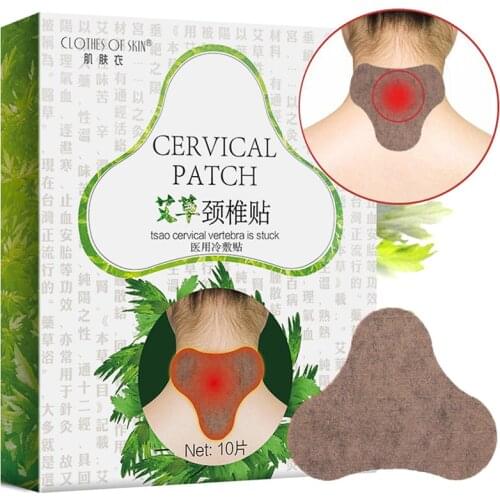 10pcs Knee Moxa Moxibustion Plaster Leg Pain Relief Wormwood Sticker Self Heating Warming Meridians Patches