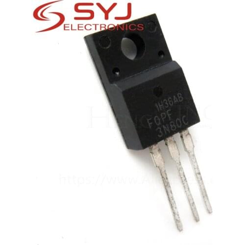 10pcs/lot FQPF3N80C F3NK80Z 3A 800V TO-220F In Stock