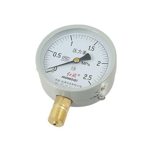2.5 Mpa 1.6 Accuracy Class Air Water Pressure Gauge
