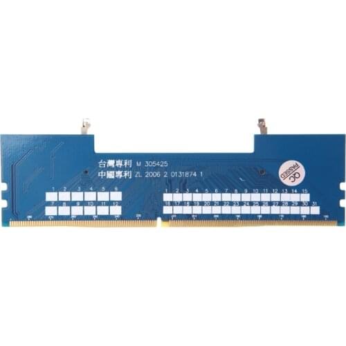 2020 New Laptop DDR4 RAM to Desktop Adapter Card Memory Tester SO DIMM to DDR4 Converter