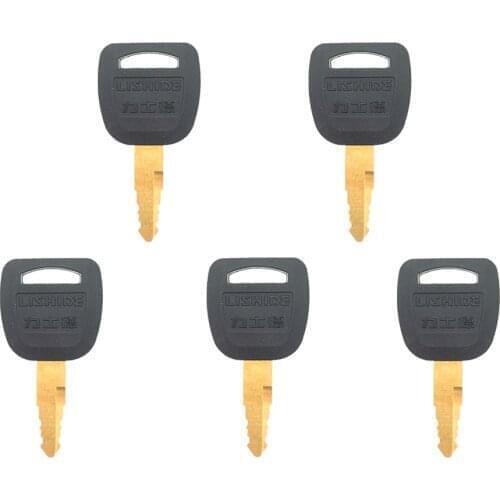 5 PCS Heavy Equipment Key For Lishide Excavator Loader Free Shipping
