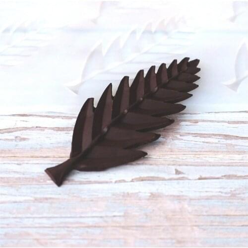 The Leaves shape Non-stick Silicone Chocolate Mold Ice Molds Cake Mould Bakeware Baking Tools