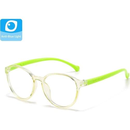 Child Glasses Kids Anti Blue Light Shades Children Vintage Eyewear Round Girls Boys Eyeglasses Gafas Oculos