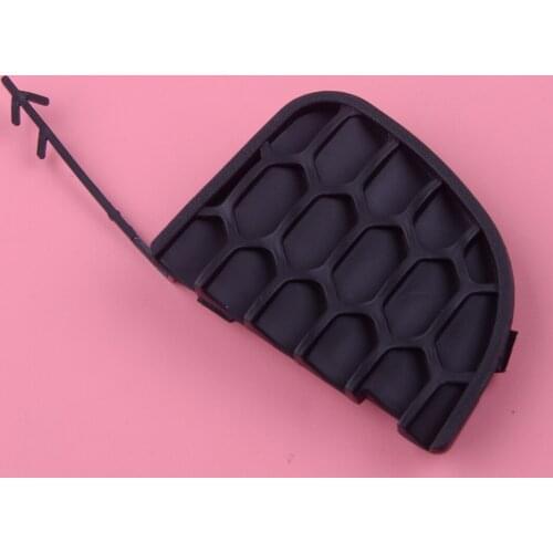 DWCX Black Plastic Rear Bumper Tow Hook Eye Cover Flap Cap Fit For Jeep Renegade 2015 2016 2017 2018