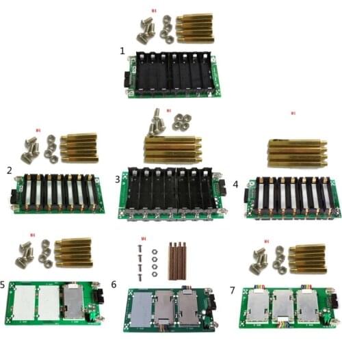 J0PE 7S Power Wall Balancer PCB Module Power Bank Case 18650 29.4V Battery Holder 20A 40A 60A BMS Battery Box Protection Board