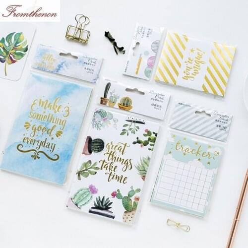 Cactus Beautiful notebooks index Pages index dividers Planner Decoration Cards Creative Sticker For Student Bookmark