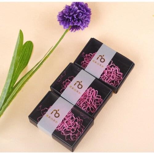 Nice book mark bookmark purple pin Pink paperpaper needle metal paper clip pink flower cute paper clips