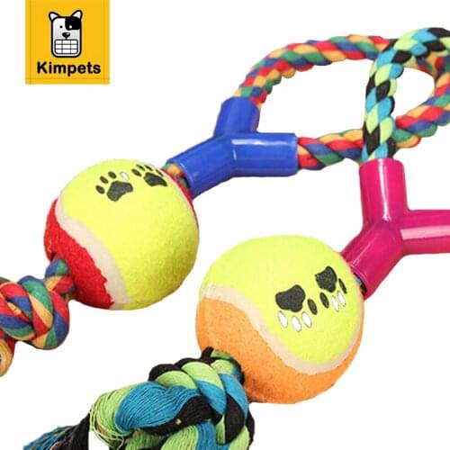 Best Chewing Toys for Dogs Ball with Rope Dog Toy