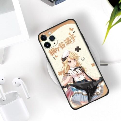 Touko Kirigaya BanG Dream anime For iPhone se 6 6s 7 8 plus x xr xs 11 pro max soft silicone phone case cover shell