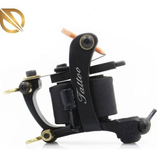 Newest Coil Tattoo Machine Gun 10 Wraps Coils Tattoo Gun For Liner Shader Tattoo Grip Tattoo Artist