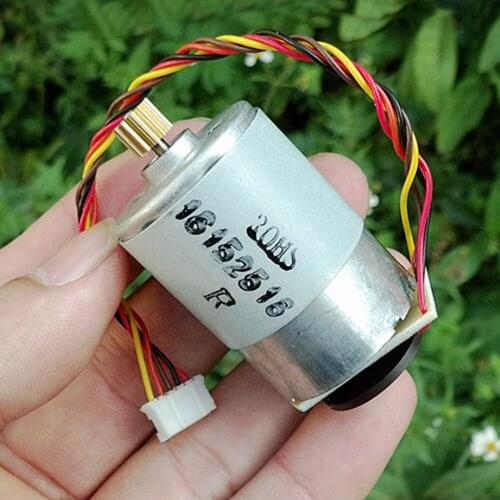 NEW RS-385 Motor with Copper gear DC 12V-24V and Velocity encoder 10800RPM High Speed DIY Encoder Disk Printer Puncher Model