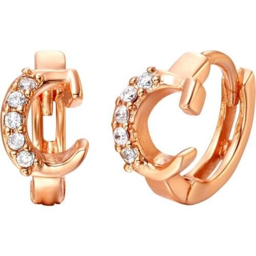 Customized A B C D E F G H I J K L M N O P Q R S T U V W X Y Z Drop Earrings 18 Colou Gold Crystal Alphabet Women Charms Earring