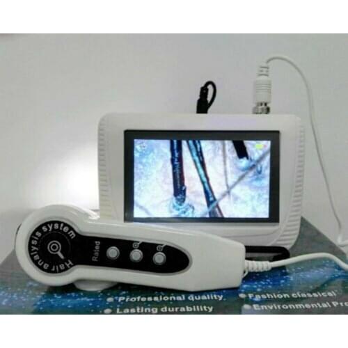 Skin Analyzer Pro Electric Portable Facial Skin Detector Moisture Tester Hair Analyser Machine Digital Dermoscopy Skin Care Tool