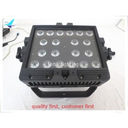 Professional City Color Wall Wasehr Light 20x15w 5IN1 RGBWA IP65 Floorlight DMX Strobe Outdoor Dimmer Stage DJ Party Lighting